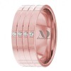 DW9AD163 Rose Gold Diamond Wedding Band