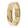 DW9AD170 Yellow Gold Diamond Wedding Bands