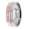 Rose & White Gold Diamond Ring