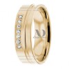 DW9AD172 Yellow Gold Diamond Wedding Bands