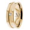 DW9AD175 Yellow Gold Diamond Wedding Bands