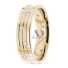 DW9AD178 Yellow Gold Diamond Wedding Bands