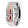 Rose & White Gold Diamond Ring
