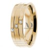 DW9AD179 Yellow Gold Diamond Wedding Bands