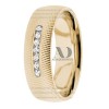 DW9AD181 Yellow Gold Diamond Wedding Bands