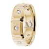 DW9AD183 Yellow Gold Diamond Wedding Bands