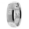 DW9AD184 White Gold Diamond Wedding Ring 