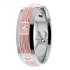 DW9AD184 Two Tone Diamond Ring
