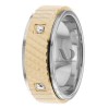 DW9AD187 Two Tone Diamond Ring