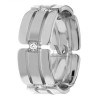 DW9AD189 White Gold Diamond Wedding Ring 