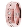 DW9AD193 Rose Gold Diamond Wedding Band