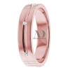 DW9AD196 Rose Gold Diamond Wedding Band