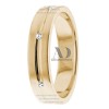 DW9AD196 Yellow Gold Diamond Wedding Bands