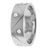 DW9AD197 White Gold Diamond Wedding Ring 
