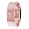 DW9AD198 Rose Gold Diamond Wedding Band
