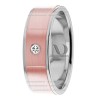 DW9AD198 Two Tone Diamond Ring