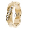 DW9AD201 Yellow Gold Diamond Wedding Bands