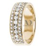 DW9AD203 Yellow Gold Diamond Wedding Bands