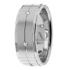 DW9AD205 White Gold Diamond Wedding Ring 