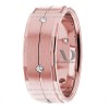 DW9AD205 Rose Gold Diamond Wedding Band