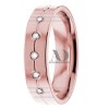 DW9AD208 Rose Gold Diamond Wedding Band