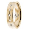 DW9AD208 Yellow Gold Diamond Wedding Bands