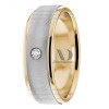 DW9AD213 Multi Tone Wedding Ring Diamond