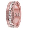 DW9AD214 Rose Gold Diamond Wedding Band