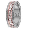 DW9AD214 Two Tone Diamond Ring