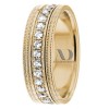 DW9AD214 Yellow Gold Diamond Wedding Bands