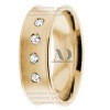 DW9AD215 Yellow Gold Diamond Wedding Bands