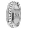 DW9AD217 White Gold Diamond Wedding Ring 