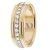 DW9AD217 Yellow Gold Diamond Wedding Bands