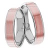 Multi Tone Wedding Band Set