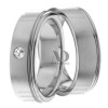 White Gold Matching Wedding Rings