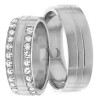White Gold Matching Wedding Rings