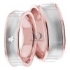 Rose White Gold Wedding Set