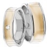 Two Tone Matching Wedding Bands