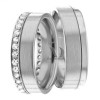 White Gold Matching Wedding Rings