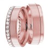 Rose Gold Wedding Ring Set