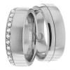 White Gold Matching Wedding Rings
