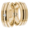 Yellow Gold Matching Wedding Bands