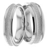 White Gold Matching Wedding Rings