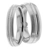 White Gold Matching Wedding Rings