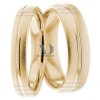 Yellow Gold Matching Wedding Bands