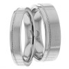 White Gold Matching Wedding Rings
