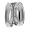 White Gold Matching Wedding Rings