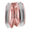 Rose White Gold Wedding Set