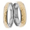 Two Tone Matching Wedding Bands