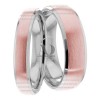 Multi Tone Wedding Band Set